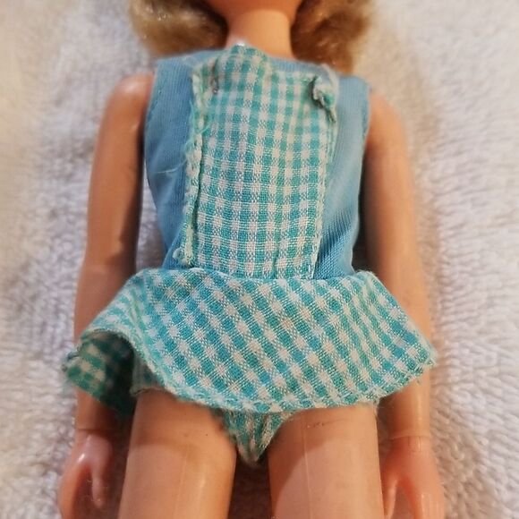 Vintage Skipper Doll  Pose N Play  Original Clothes 1967 / 9" - Picture 4 of 17
